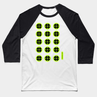 Green Reticle Target Sheet of 15 Baseball T-Shirt